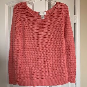 Ladies open knit summer sweater